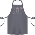 Cat Rock Paper Scissors Funny Cotton Apron 100% Organic Steel