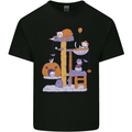 Cat Villians Funny Halloween Horror Kids T-Shirt Childrens Black