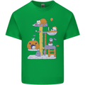 Cat Villians Funny Halloween Horror Kids T-Shirt Childrens Irish Green