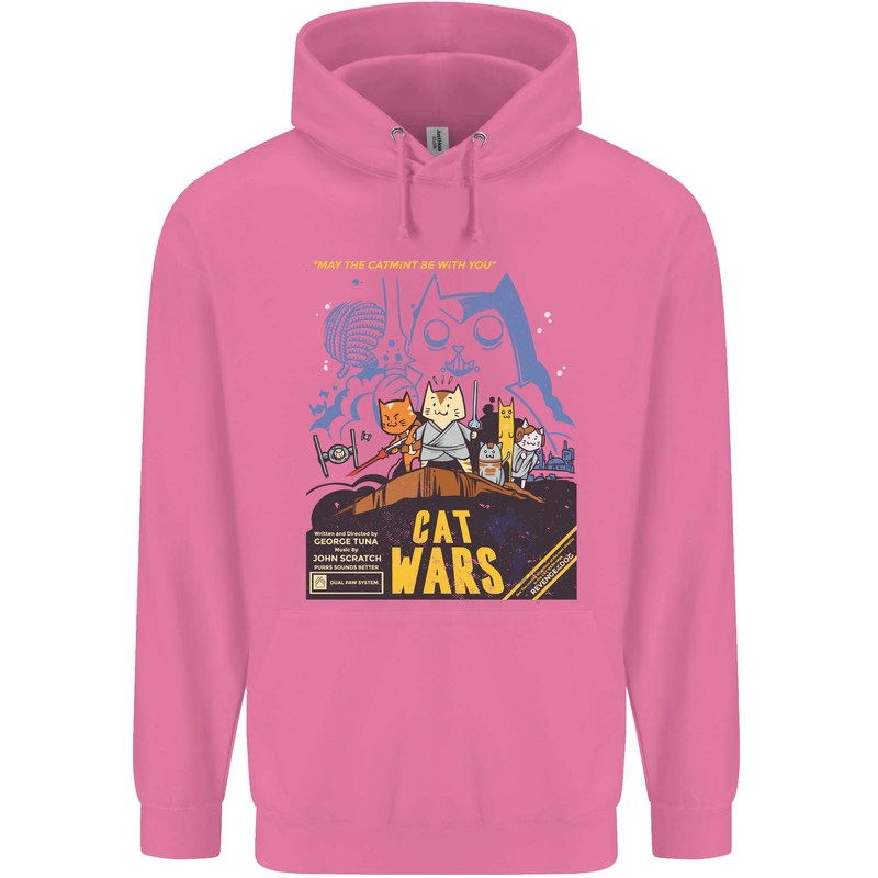 Cat Wars Funny Sci-Fi Childrens Kids Hoodie Azalea
