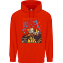 Cat Wars Funny Sci-Fi Childrens Kids Hoodie Bright Red