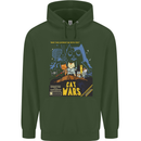 Cat Wars Funny Sci-Fi Childrens Kids Hoodie Forest Green