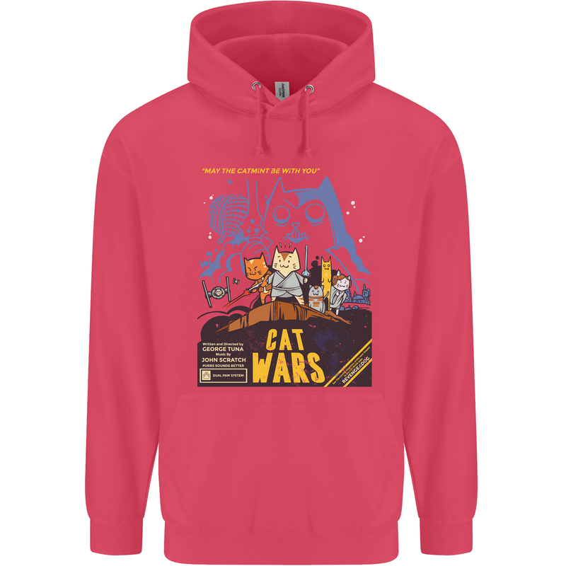 Cat Wars Funny Sci-Fi Childrens Kids Hoodie Heliconia