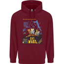 Cat Wars Funny Sci-Fi Childrens Kids Hoodie Maroon