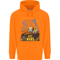 Cat Wars Funny Sci-Fi Childrens Kids Hoodie Orange
