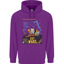 Cat Wars Funny Sci-Fi Childrens Kids Hoodie Purple
