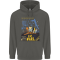 Cat Wars Funny Sci-Fi Childrens Kids Hoodie Storm Grey
