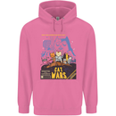 Cat Wars Funny Sci-Fi Mens 80% Cotton Hoodie Azelea