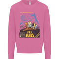 Cat Wars Funny Sci-Fi Mens Sweatshirt Jumper Azalea