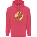 Cat & Pizza Anti Valentines Singles Day Childrens Kids Hoodie Heliconia