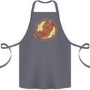 Cat & Pizza Anti Valentines Singles Day Cotton Apron 100% Organic Steel