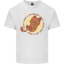 Cat & Pizza Anti Valentines Singles Day Mens Cotton T-Shirt Tee Top White