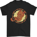Cat & Pizza Anti Valentines Singles Day Mens T-Shirt 100% Cotton Black
