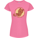 Cat & Pizza Anti Valentines Singles Day Womens Petite Cut T-Shirt Azalea