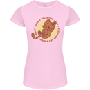 Cat & Pizza Anti Valentines Singles Day Womens Petite Cut T-Shirt Light Pink