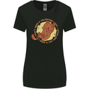 Cat & Pizza Anti Valentines Singles Day Womens Wider Cut T-Shirt Black