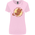 Cat & Pizza Anti Valentines Singles Day Womens Wider Cut T-Shirt Light Pink