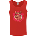Catnada Canada Cat Flag Mens Vest Tank Top Red