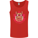 Catnada Canada Cat Flag Mens Vest Tank Top Red