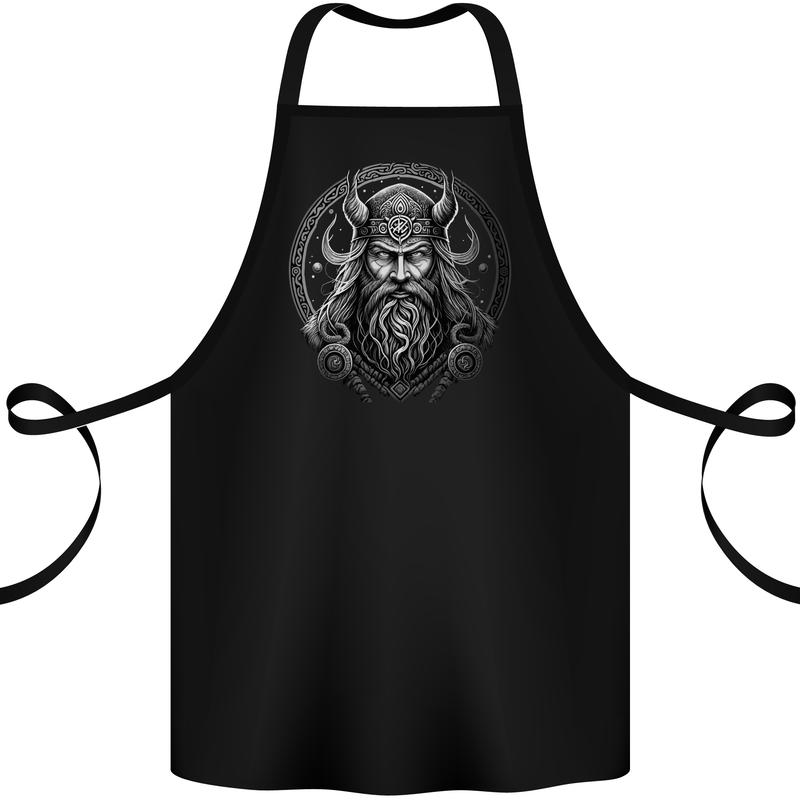Celtic Viking Norse God Warrior Gym MMA Cotton Apron 100% Organic Black