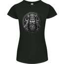 Celtic Viking Norse God Warrior Gym MMA Womens Petite Cut T-Shirt Black