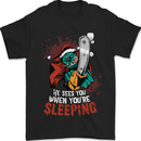 Chainsaw Santa Horror Christmas Zombie Xmas Mens T-Shirt 100% Cotton Black