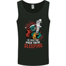 Chainsaw Santa Horror Christmas Zombie Xmas Mens Vest Tank Top Black