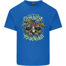 Change Your Mind Magic Mushrooms LSD Kids T-Shirt Childrens Royal Blue