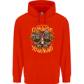 Change Your Mind Magic Mushrooms LSD Mens 80% Cotton Hoodie Bright Red