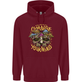 Change Your Mind Magic Mushrooms LSD Mens 80% Cotton Hoodie Maroon