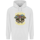 Change Your Mind Magic Mushrooms LSD Mens 80% Cotton Hoodie White
