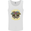Change Your Mind Magic Mushrooms LSD Mens Vest Tank Top White