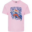 Chase Boys Running Marathon Cross Country Runner Kids T-Shirt Childrens Light Pink