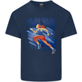 Chase Boys Running Marathon Cross Country Runner Kids T-Shirt Childrens Navy Blue