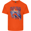 Chase Boys Running Marathon Cross Country Runner Kids T-Shirt Childrens Orange
