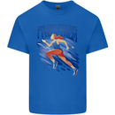 Chase Boys Running Marathon Cross Country Runner Kids T-Shirt Childrens Royal Blue