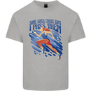 Chase Boys Running Marathon Cross Country Runner Kids T-Shirt Childrens Sports Grey