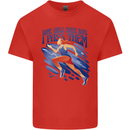 Chase Boys Running Marathon Cross Country Runner Mens Cotton T-Shirt Tee Top Red