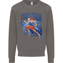 Chase Boys Running Marathon Cross Country Runner Mens Sweatshirt Jumper Charcoal