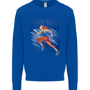Chase Boys Running Marathon Cross Country Runner Mens Sweatshirt Jumper Royal Blue