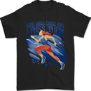 Chase Boys Running Marathon Cross Country Runner Mens T-Shirt 100% Cotton Black