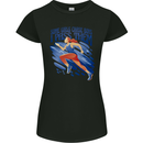 Chase Boys Running Marathon Cross Country Runner Womens Petite Cut T-Shirt Black