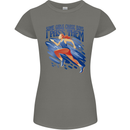 Chase Boys Running Marathon Cross Country Runner Womens Petite Cut T-Shirt Charcoal