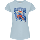 Chase Boys Running Marathon Cross Country Runner Womens Petite Cut T-Shirt Light Blue