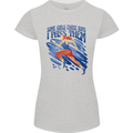 Chase Boys Running Marathon Cross Country Runner Womens Petite Cut T-Shirt Sports Grey