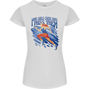 Chase Boys Running Marathon Cross Country Runner Womens Petite Cut T-Shirt White