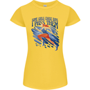 Chase Boys Running Marathon Cross Country Runner Womens Petite Cut T-Shirt Yellow