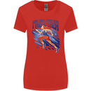 Chase Boys Running Marathon Cross Country Runner Womens Wider Cut T-Shirt Red