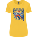 Chase Boys Running Marathon Cross Country Runner Womens Wider Cut T-Shirt Yellow