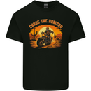 Chase the Horizon Motorcycle Chopper Biker Mens Cotton T-Shirt Tee Top Black